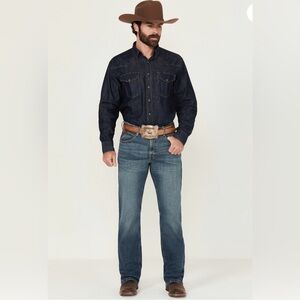 ARIAT MEN'S M4 LEGACY RELAXED BOOTCUT STRETCH DENIM JEANS